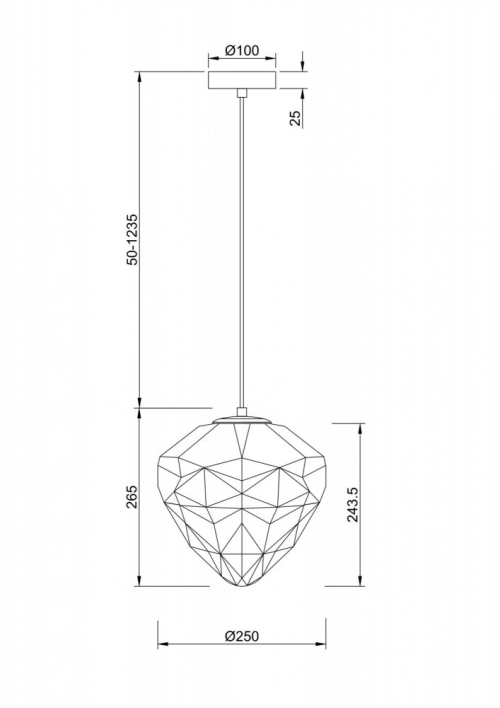 Maytoni P053PL-01BL