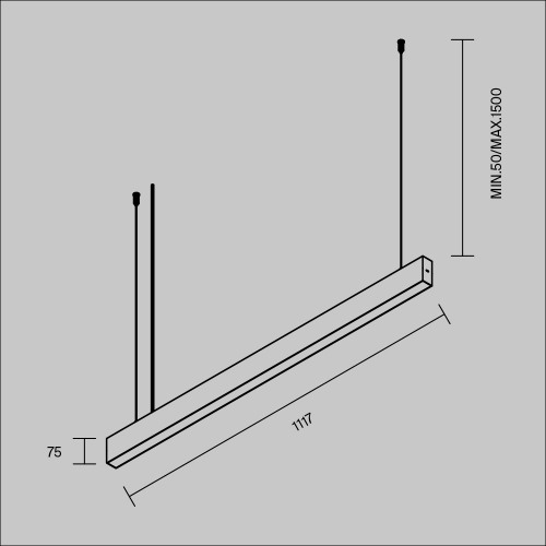 Maytoni P070PL-2.7-3-4K-B