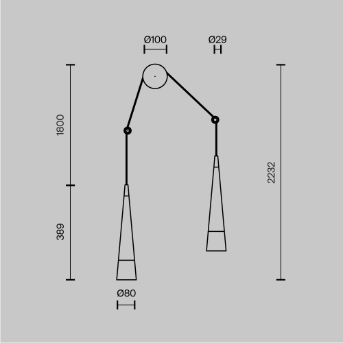 Maytoni P090WL-L24CH3K