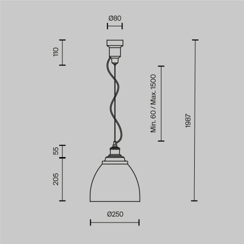 Maytoni P534PL-01B