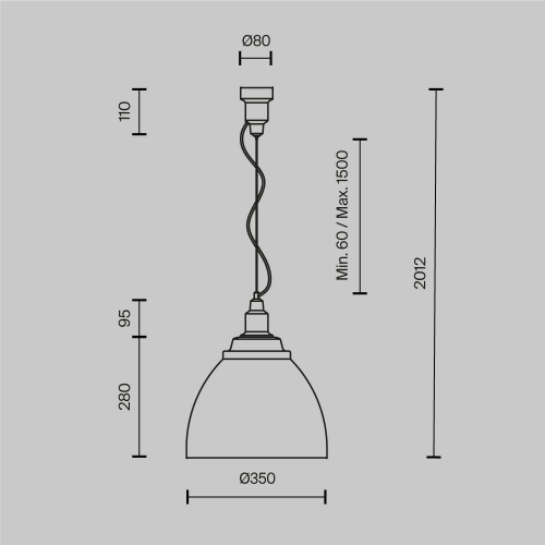 Maytoni P535PL-01B