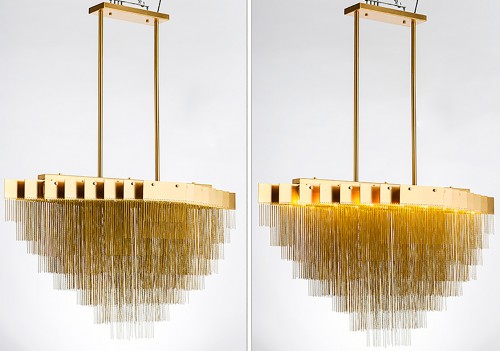 Metal Sea Chandelier
