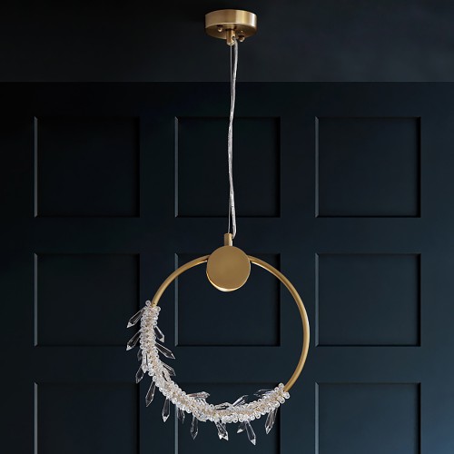 Modern Brass Pendant