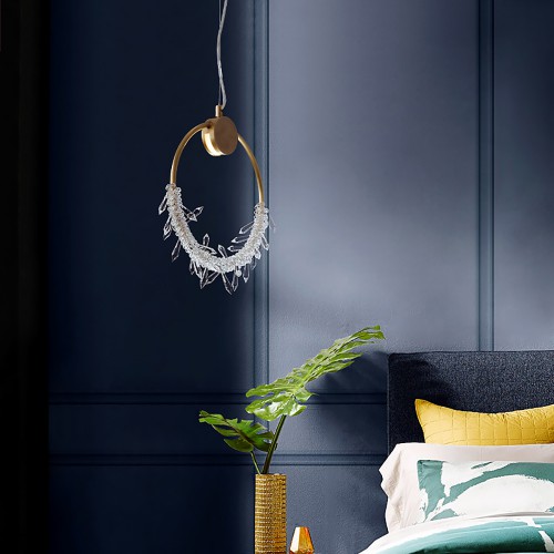 Modern Brass Pendant