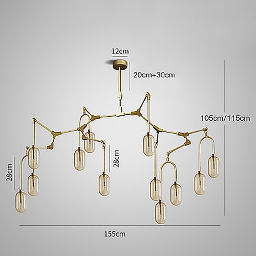 Paul Spider Chandelier