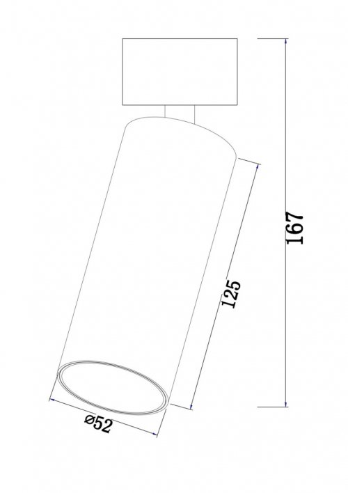 Потолочный светильник Technical C055CL-L12W3K