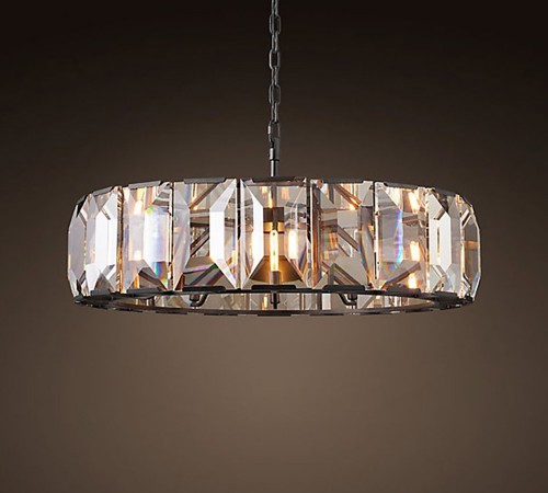 RH Harlow Crystal Round Chandelier