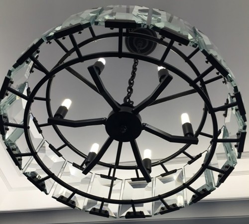 RH Harlow Crystal Round Chandelier
