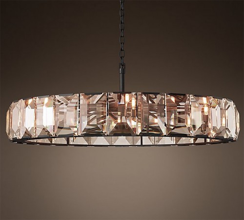 RH Harlow Crystal Round Chandelier