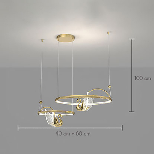Swan Chandelier