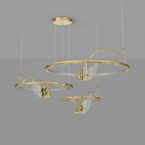 Swan Chandelier