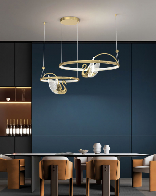 Swan Chandelier