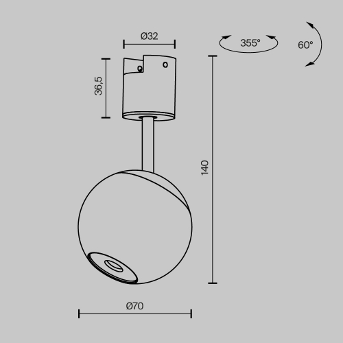 Technical TR164-1-8W3K-M-B