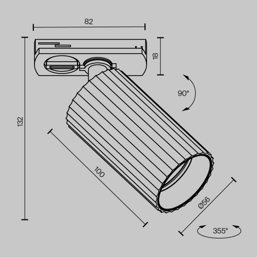 Technical TR218-1-GU10-W